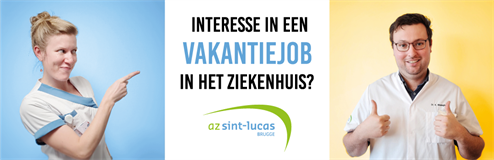 Jobstudent bij AZ Sint-Lucas Brugge