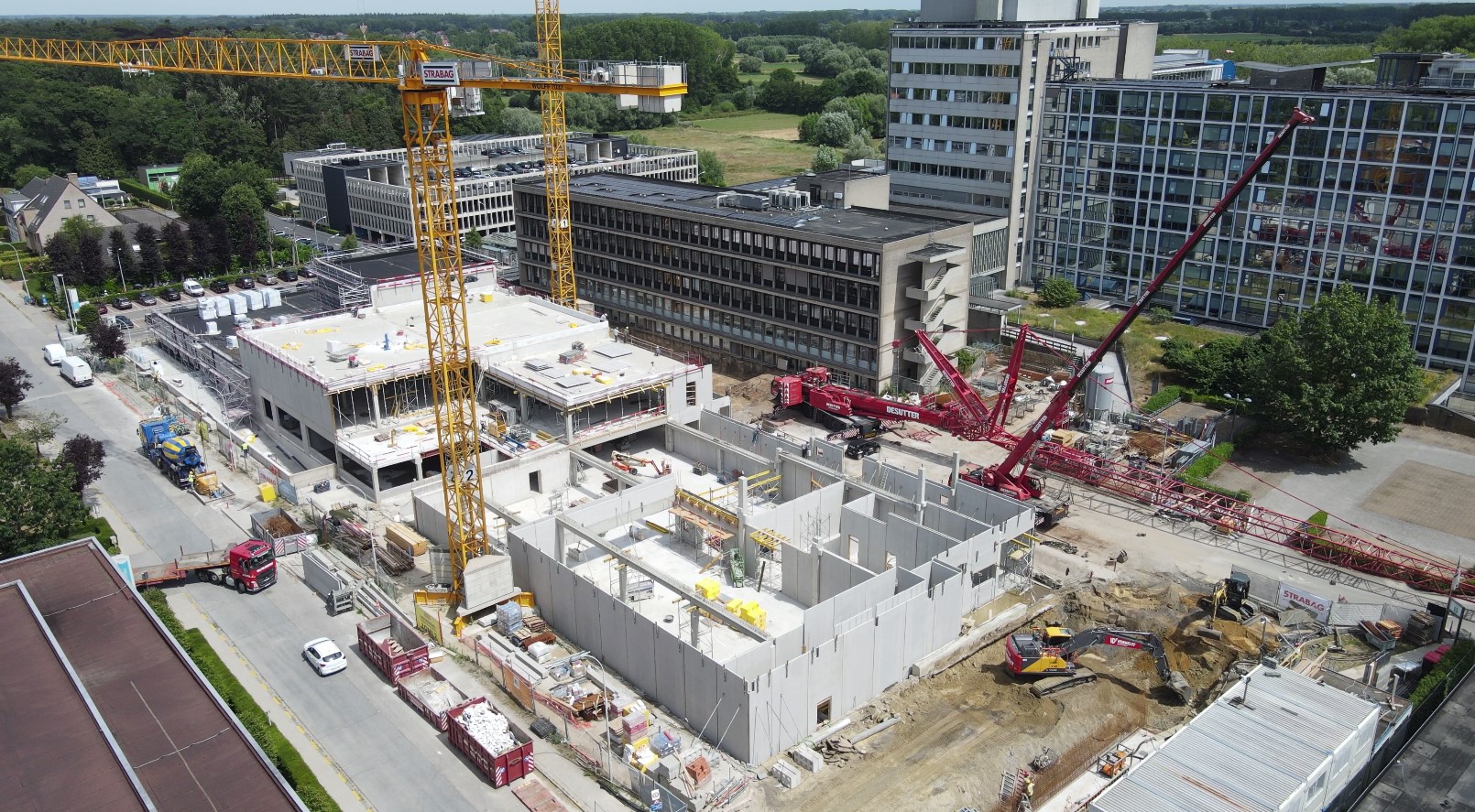 Logistiekgebouw _dronebeeld